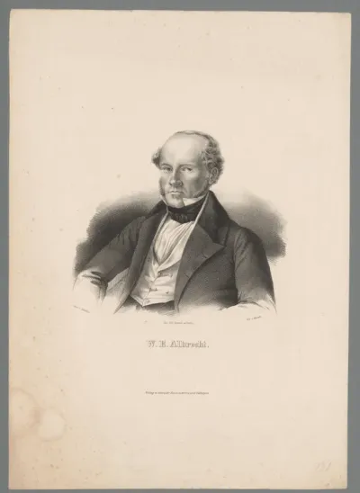 Portret van Wilhelm Eduard Albrecht
