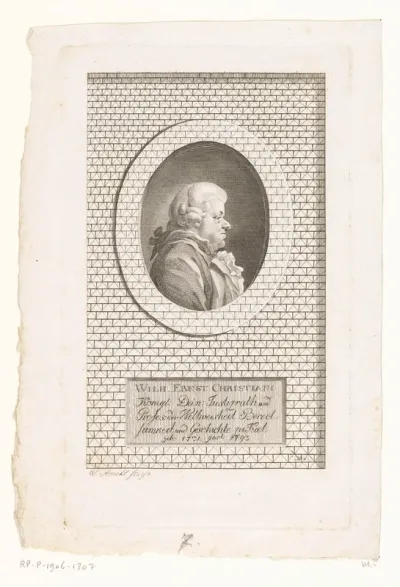 Portret van Wilhelm Ernst Christiani