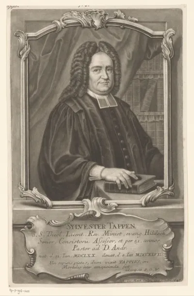 Portret van Wilhelm Gottlieb Tafinger