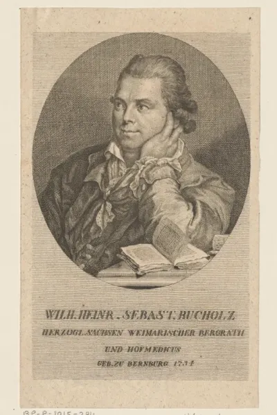 Portret van Wilhelm Heinrich Sebastian Bucholz
