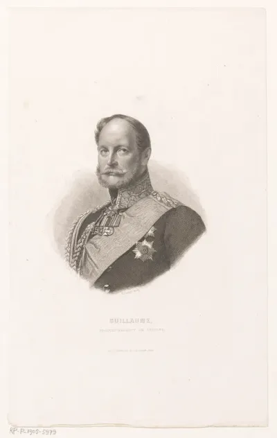 Portret van Wilhelm I, keizer van Duitsland