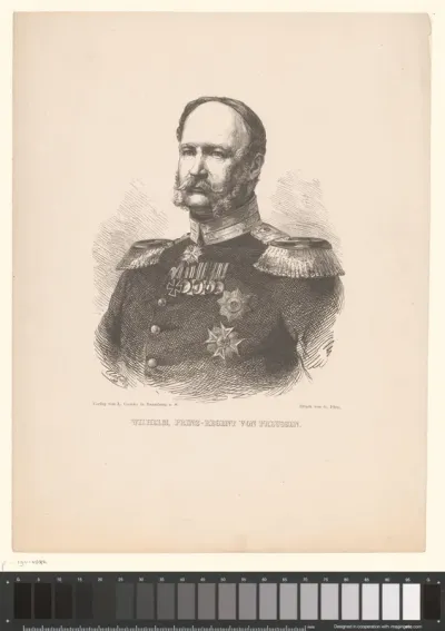 Portret van Wilhelm I, keizer van Duitsland