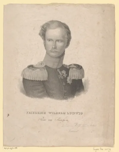 Portret van Wilhelm I van Pruisen als prins van Pruisen