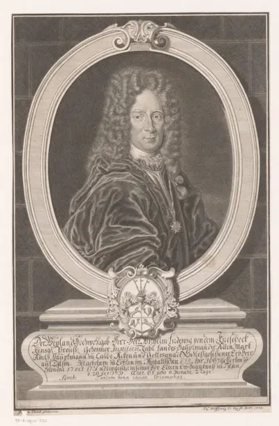 Portret van Wilhelm Ludwig von dem Knesebeck