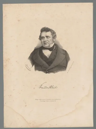 Portret van Wilhelm Nikolaus Freudentheil