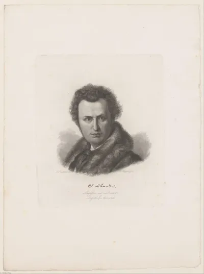 Portret van Wilhelm Schadow