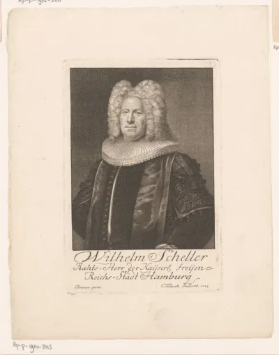 Portret van Wilhelm Scheller