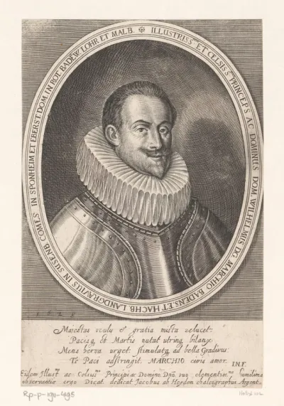 Portret van Wilhelm von Baden-Baden