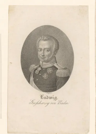 Portret van Wilhelm von Baden