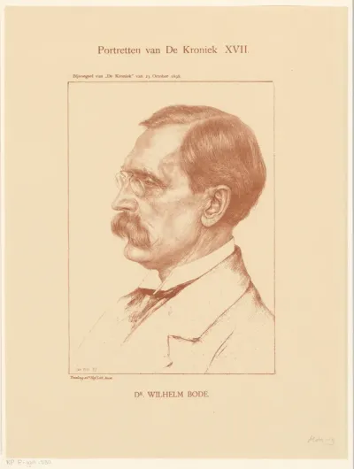 Portret van Wilhelm von Bode
