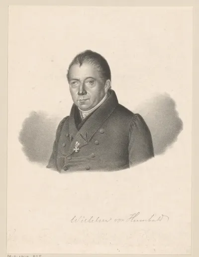 Portret van Wilhelm von Humboldt