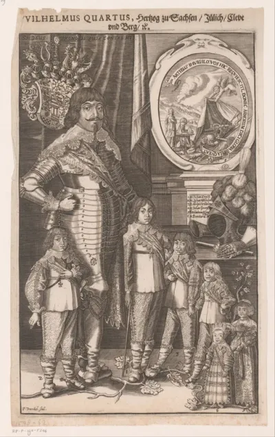 Portret van Wilhelm von Sachsen-Weimar