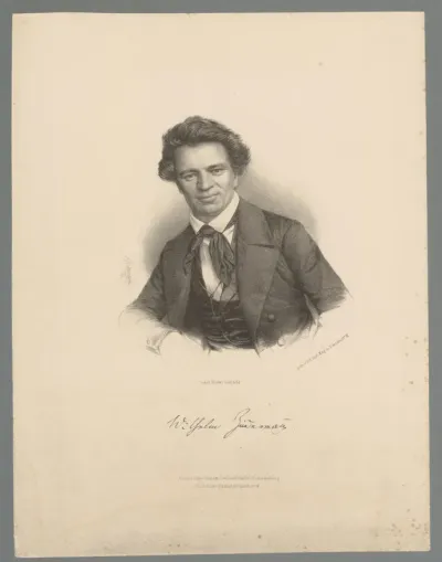 Portret van Wilhelm Zimmermann