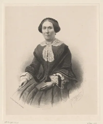 Portret van Wilhelmina Brosterhuijzen