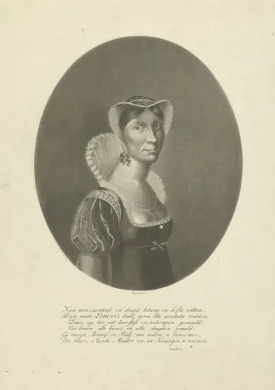 Portret van Wilhelmina Frederica Louisa, koningin der Nederlanden
