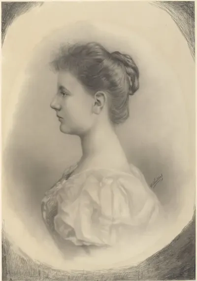 Portret van Wilhelmina, koningin der Nederlanden