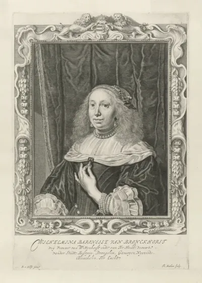 Portret van Wilhelmina van Bronckhorst
