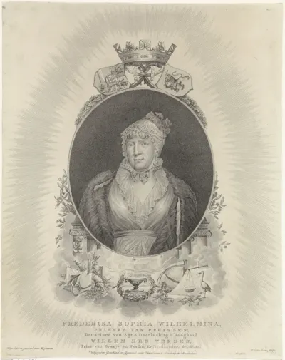 Portret van Wilhelmina van Pruisen (1751-1820)