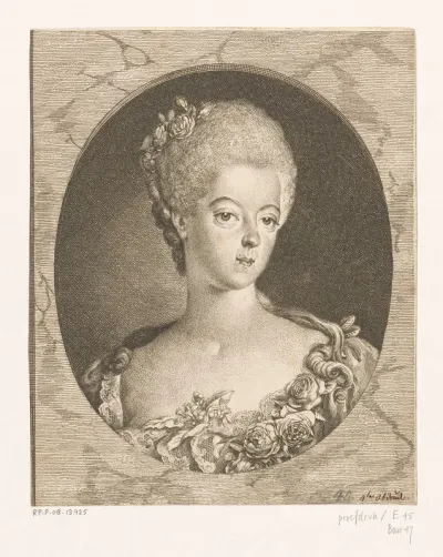 Portret van Wilhelmina van Pruisen