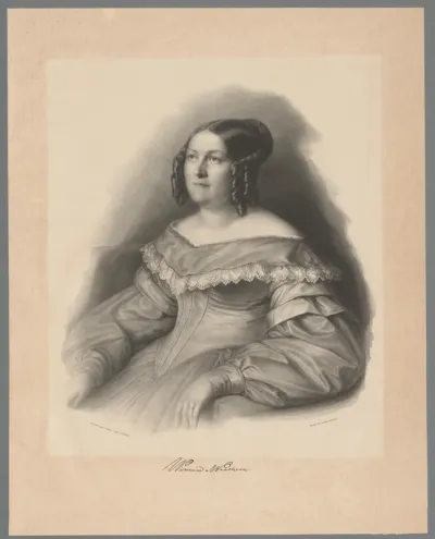 Portret van Wilhelmine von Wrochem