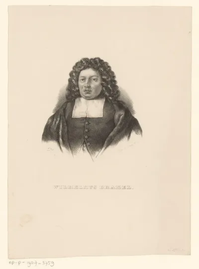 Portret van Wilhelmus à Brakel