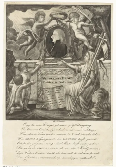 Portret van Wilhelmus Broes