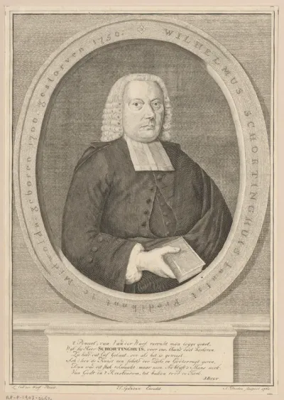 Portret van Wilhelmus Schortinghuis