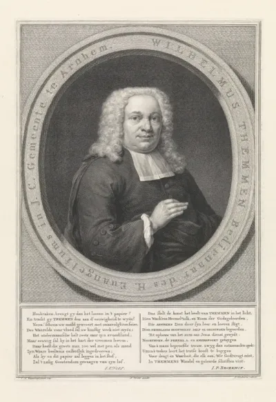 Portret van Wilhelmus Themmen