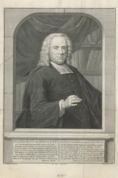 Portret van Wilhelmus van Eenhoorn