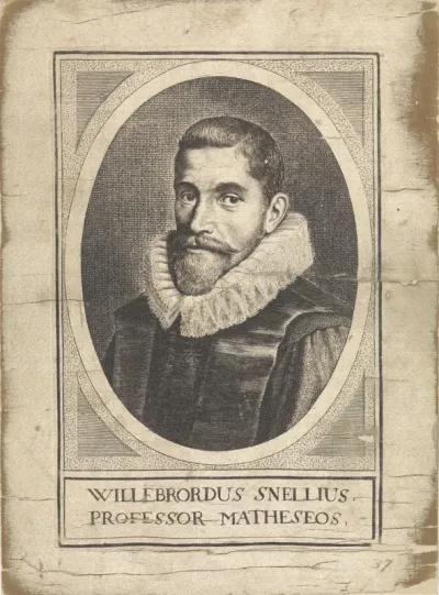 Portret van Willebrordus Snellius