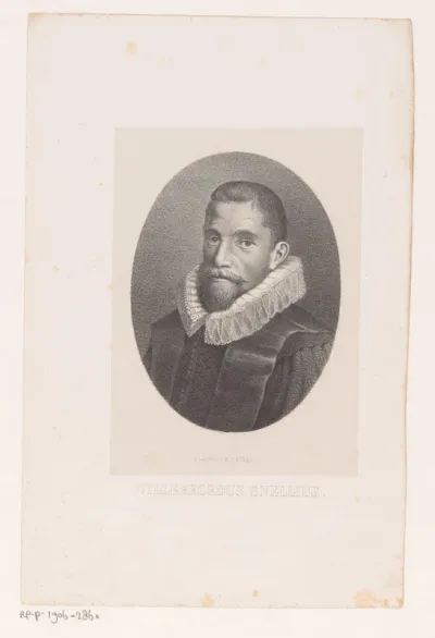Portret van Willebrordus Snellius