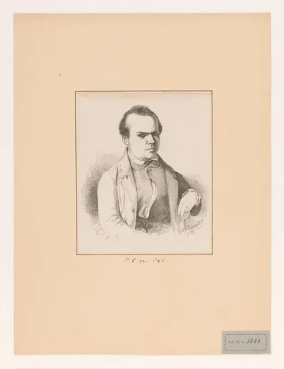 Portret van Willem Cornelis van Dijk