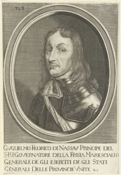 Portret van Willem Frederik, graaf van Nassau-Dietz