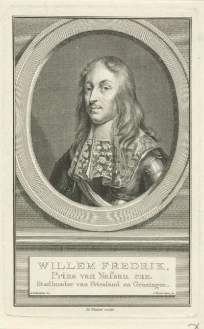 Portret van Willem Frederik, graaf van Nassau-Dietz