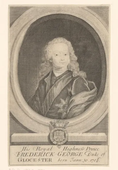 Portret van Willem Frederik van Gloucester
