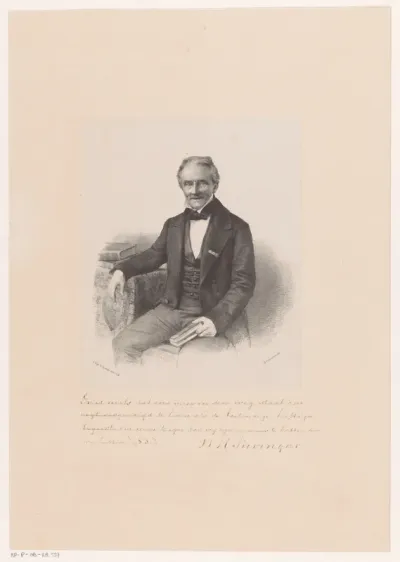 Portret van Willem Hendrik Suringar