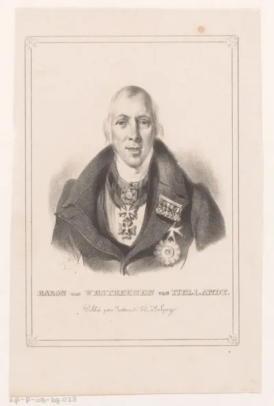 Portret van Willem Hendrik van Westreenen van Tiellandt