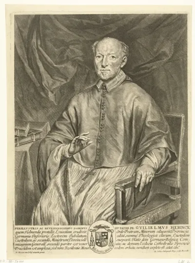 Portret van Willem Herincx, bisschop van Yperen
