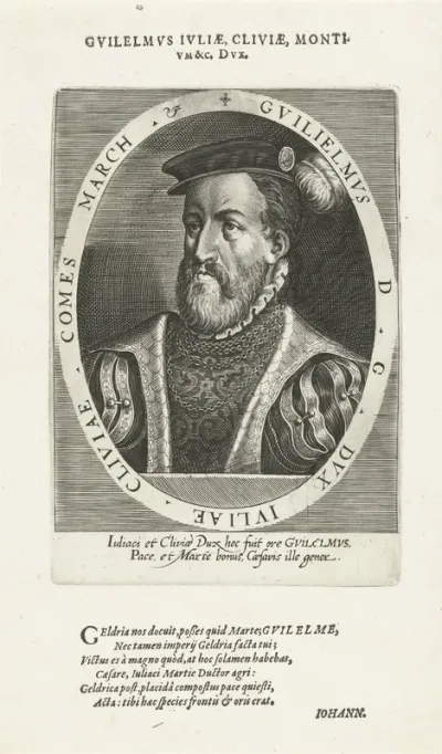 Portret van Willem, hertog van Gulik en Kleef