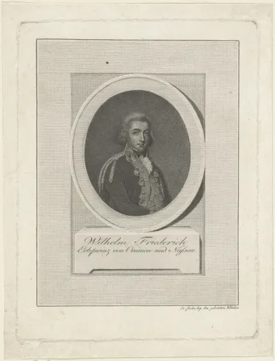 Portret van Willem I Frederik, koning der Nederlanden