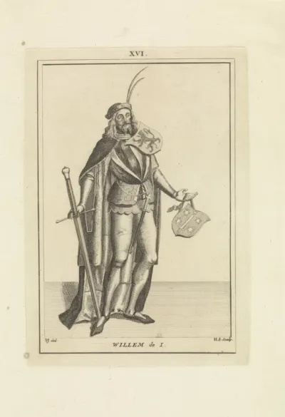 Portret van Willem I, graaf van Holland