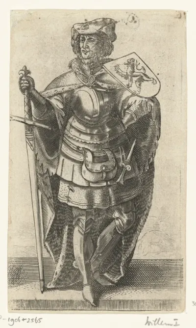 Portret van Willem I, graaf van Holland