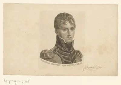Portret van Willem I, koning van Württemberg