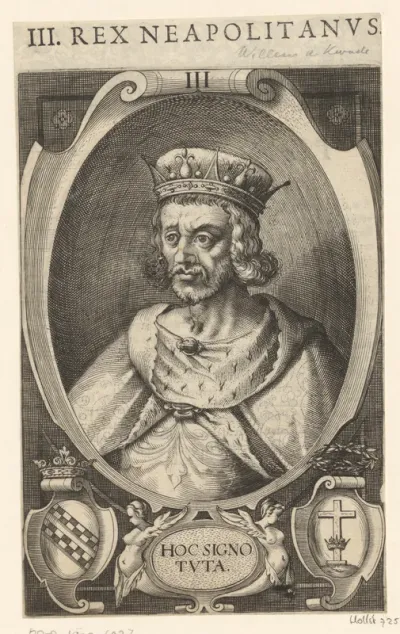 Portret van Willem I van Sicilië, koning van Napels