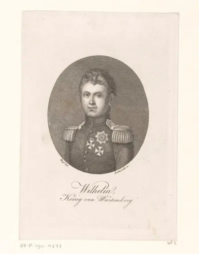 Portret van Willem I van Württemberg