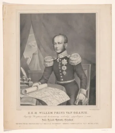Portret van Willem II als prins van Oranje