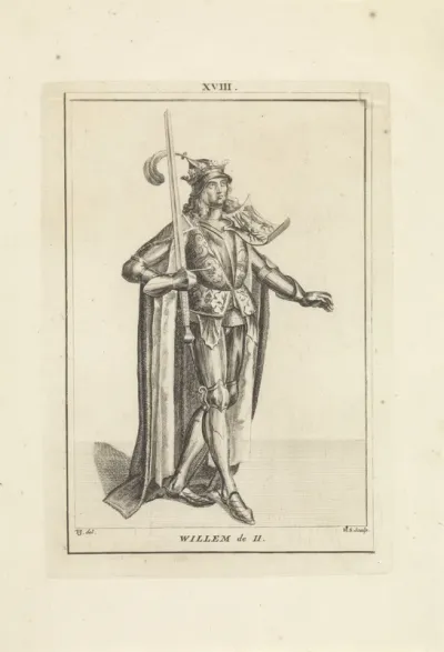Portret van Willem II, graaf van Holland en Zeeland
