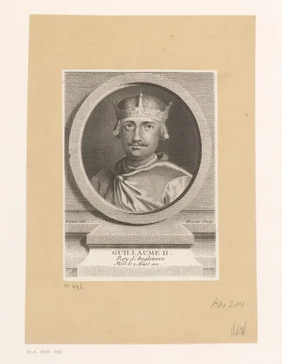 Portret van Willem II van Engeland