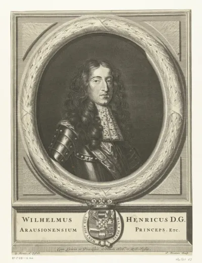Portret van Willem III Hendrik, prins van Oranje