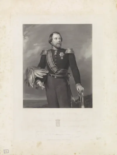 Portret van Willem III, koning der Nederlanden